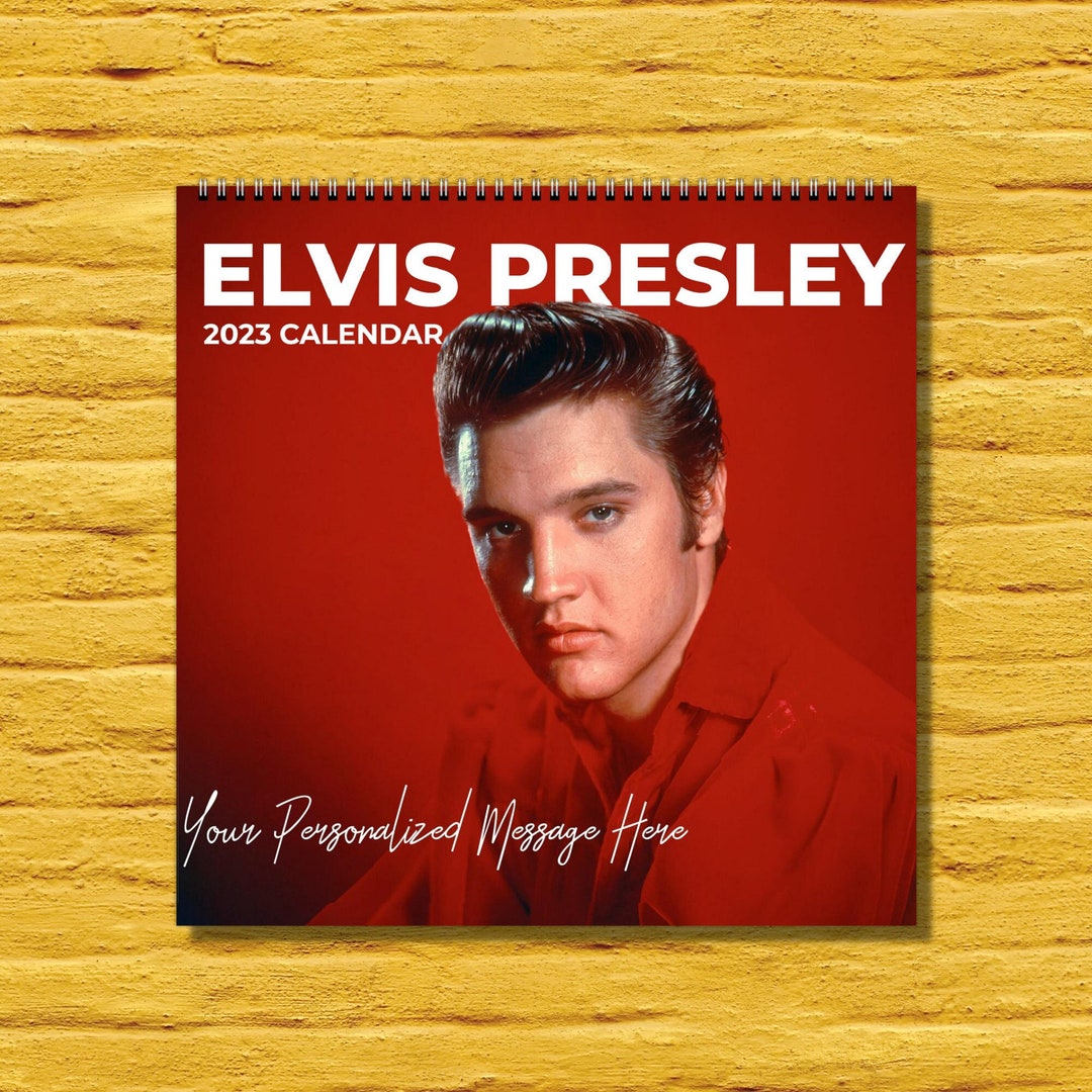 Elvis Presley Wall Calendars Etsy