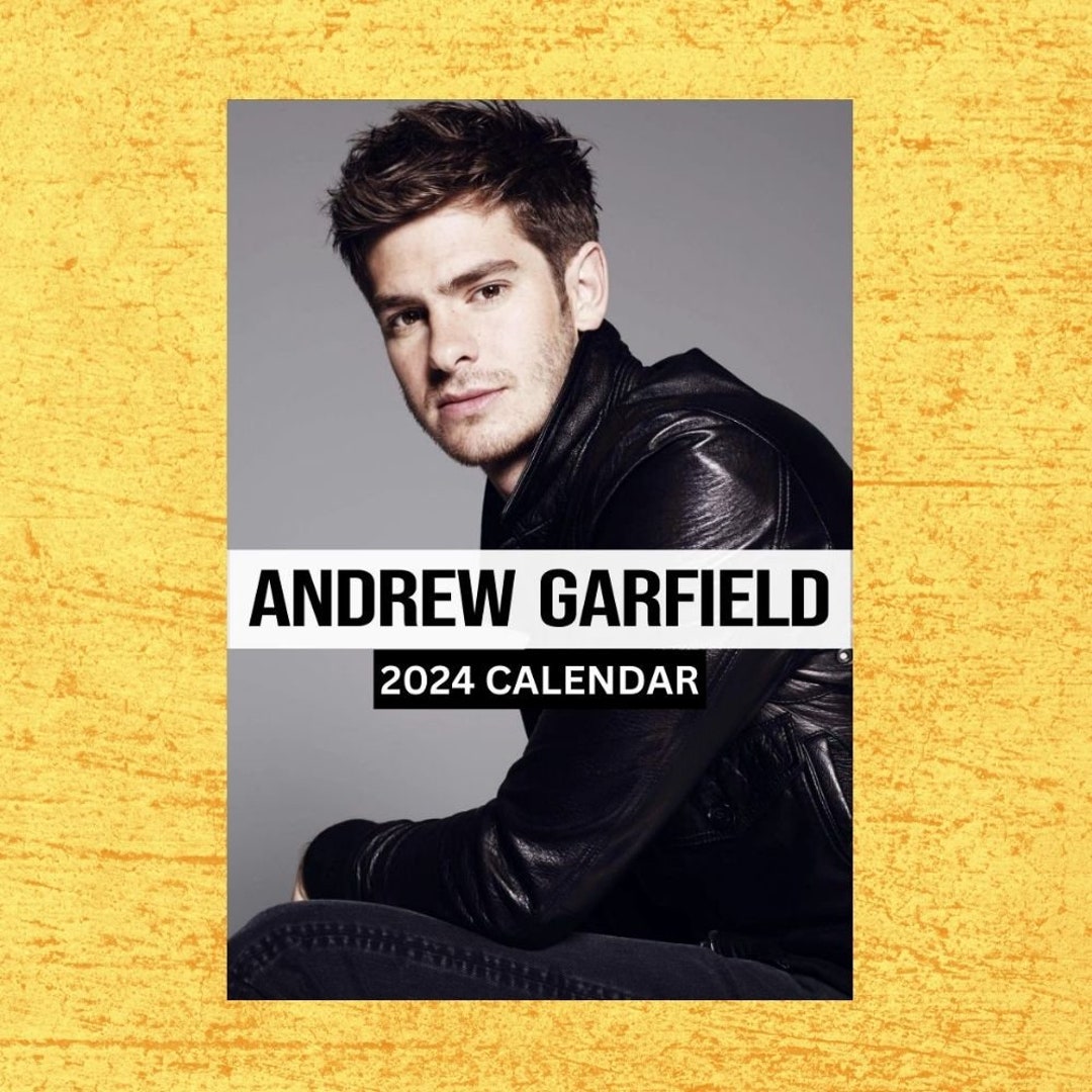 Andrew Garfield Calendar 2024 Wall Calendar Gift for Her Etsy