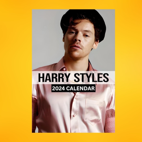 2024 Harry Styles Calendar Etsy UK