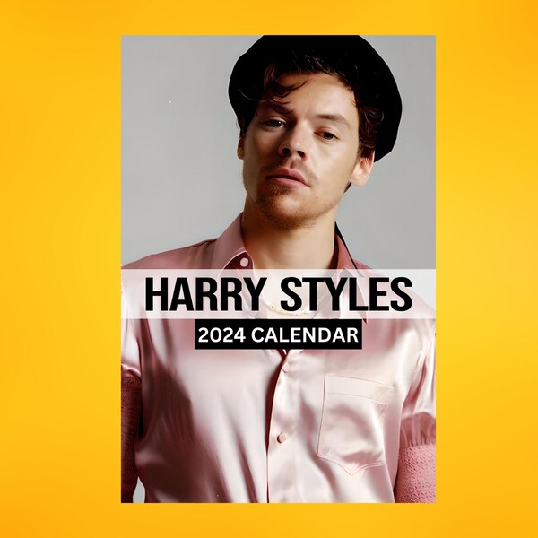 2024 Harry Styles Calendar Etsy UK