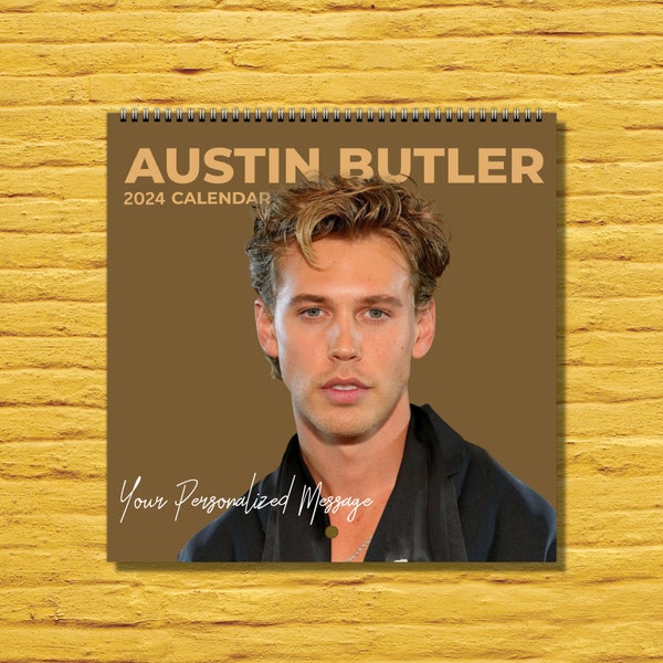 2023 Austin Butler Elvis Movie Wall Calendar Etsy