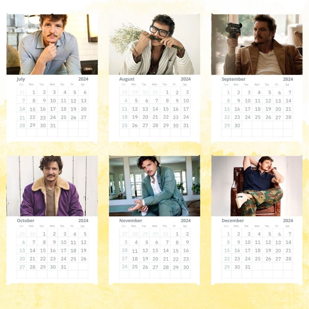 Pedro Pascal Calendario