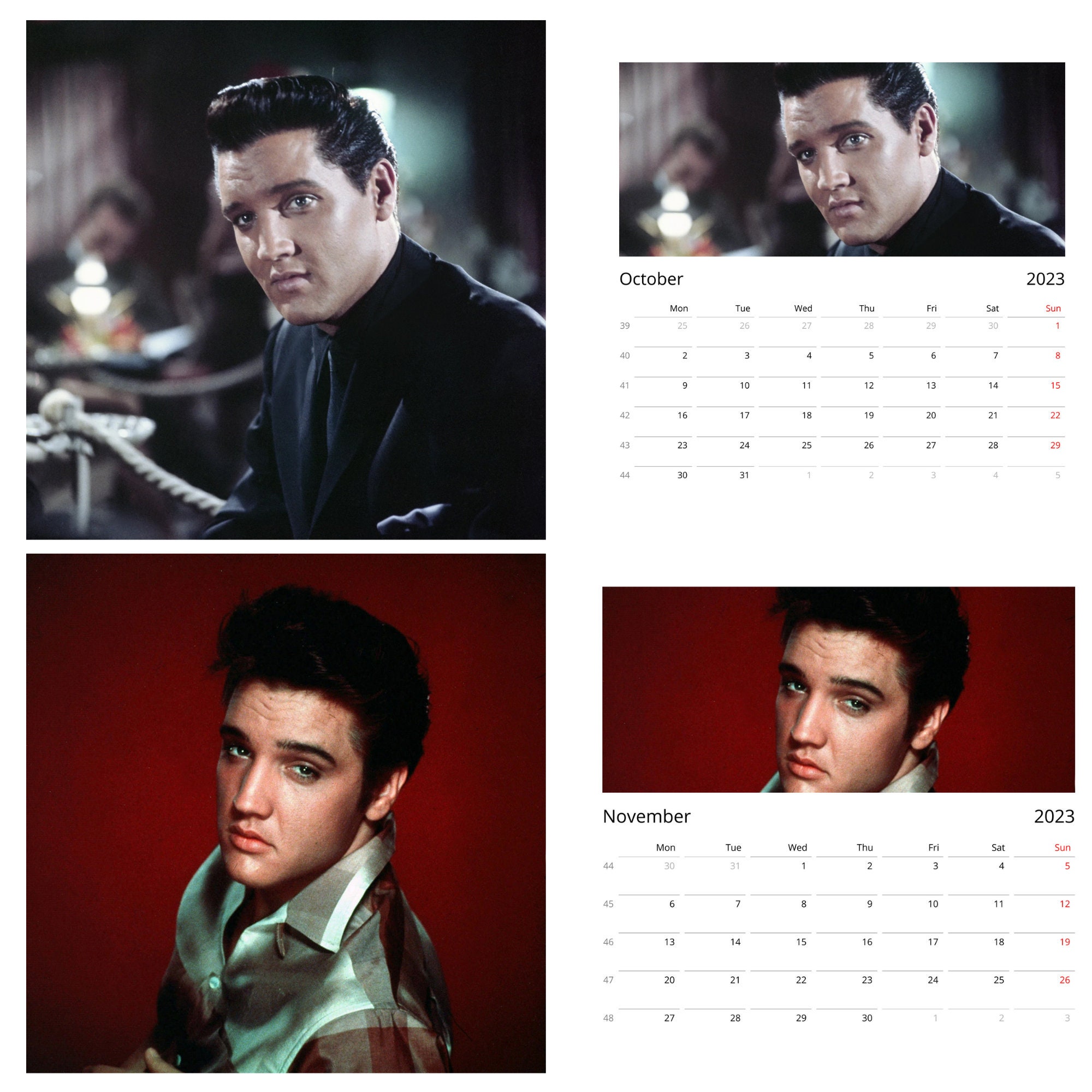 elvis-presley-wall-calendars-etsy