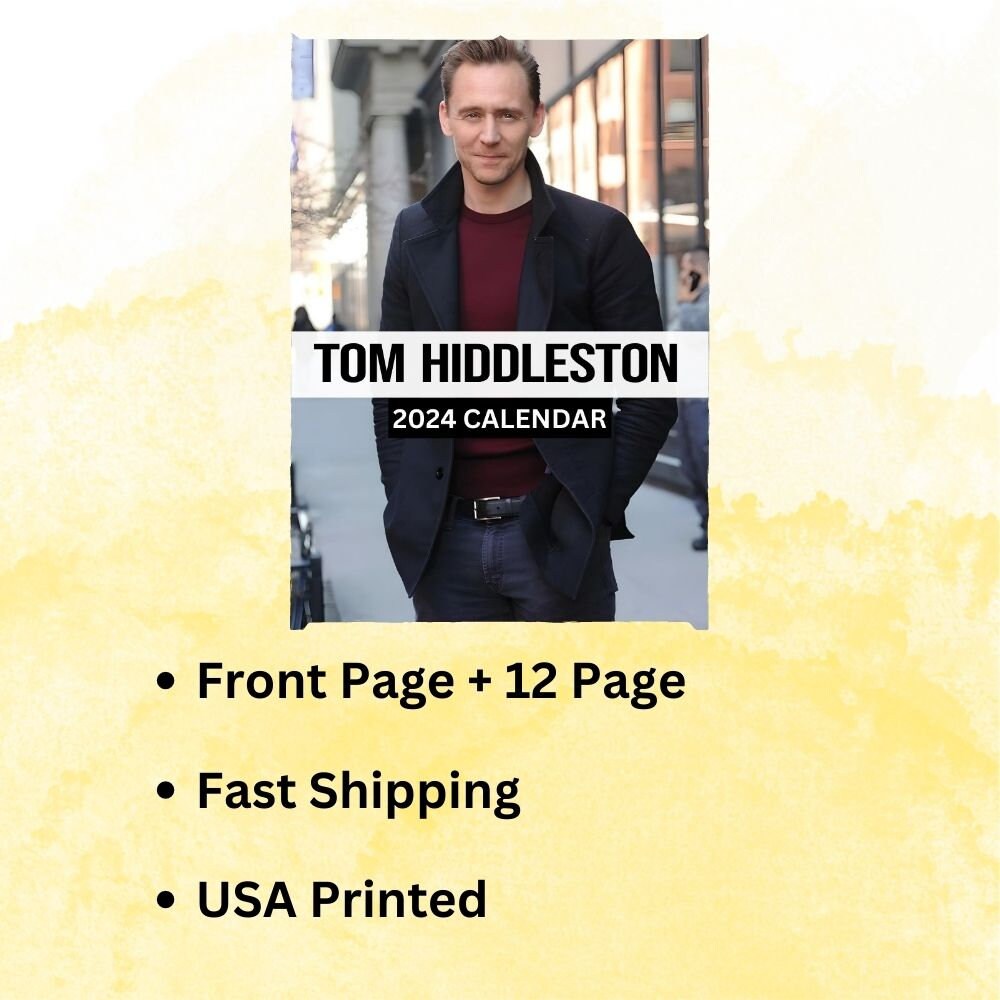 Tom Hiddleston Calendar 2025 Wall Calendar Gift for Her Etsy
