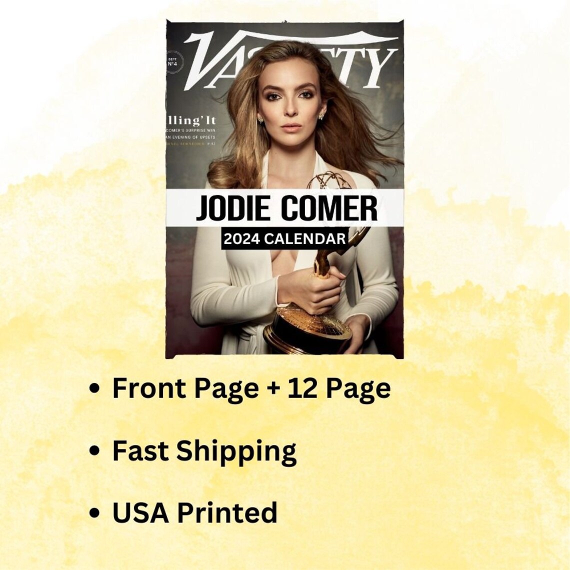 Buy Jodie Comer Calendar 2024 Wall Calendar Gift for Her Online in