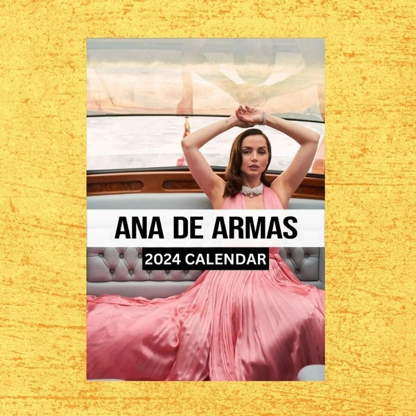 Ana De Armas 2024 Calendar Etsy Australia