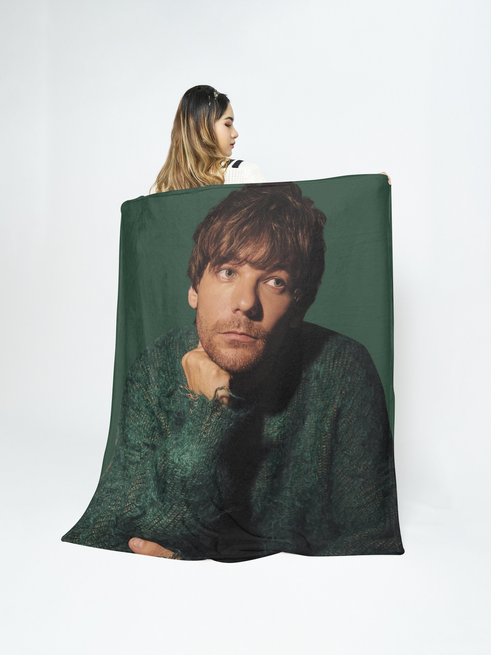 125CM X 100CM) Louis TomlInson UltraSoft Fleece Blanket for Adult