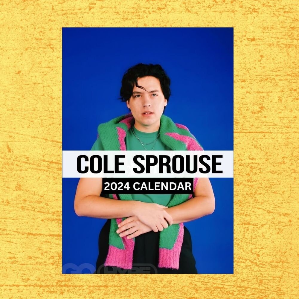 Cole Sprouse Calendar 2024 Vol 2 Wall Calendar Gift for Etsy