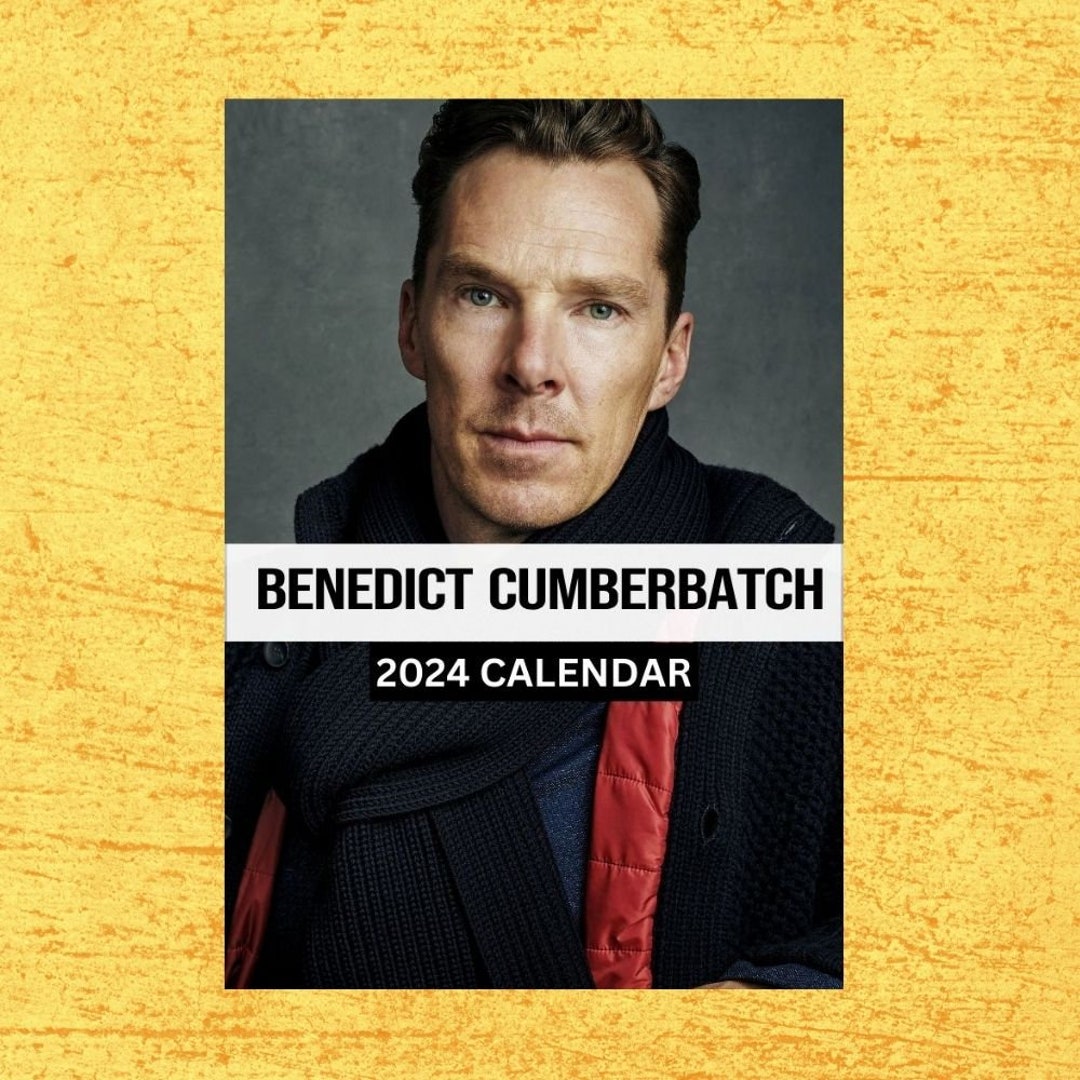 Benedict Cumberbatch Calendar 2024 Wall Calendar Gift for Etsy