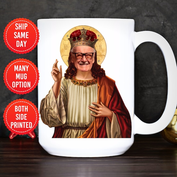 Buy Stan Lee Coffee Mug Teacup Saint Stan Lee Cup Funny Stan Online in  India 