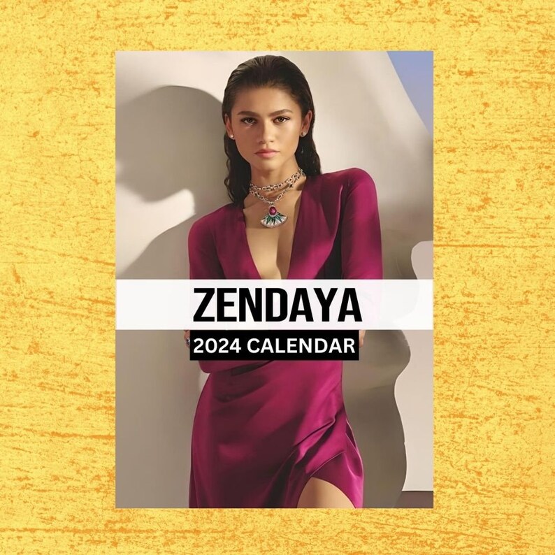Zendaya Calendar 2024 Vol 2 Wall Calendar Gift for Her - Etsy Hong Kong