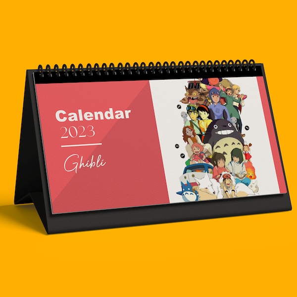 Calendar Studio Ghibli Etsy