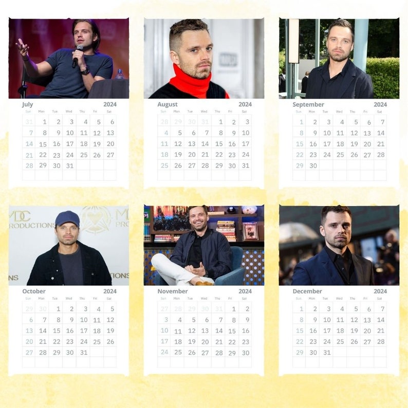 Sebastian Stan Calendar 2024 Wall Calendar Gift for Her - Etsy Sebastian Stan Calendar 2024 Wall Calendar Gift for Her - Etsy