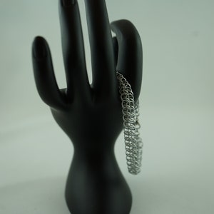 Handmade Anodized Aluminum GSG Weave Chainmaille Bracelet