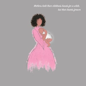 Mother&#39;s Day Card. Mother and Baby. &#39;Unconditional Love&#39;