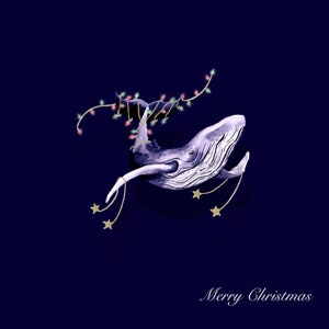 Ozean Wal Weihnachtsgrüße Karte