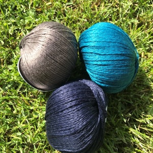 Shiny Pima cotton yarn, Mercerized silky knitting yarn for summer, Crocheting yarn, Lustrous yarn, Sport weight, Premium quality