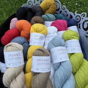 Filato di COTONE ORGANICO - Laines du nord, filato estivo, filato di cotone italiano