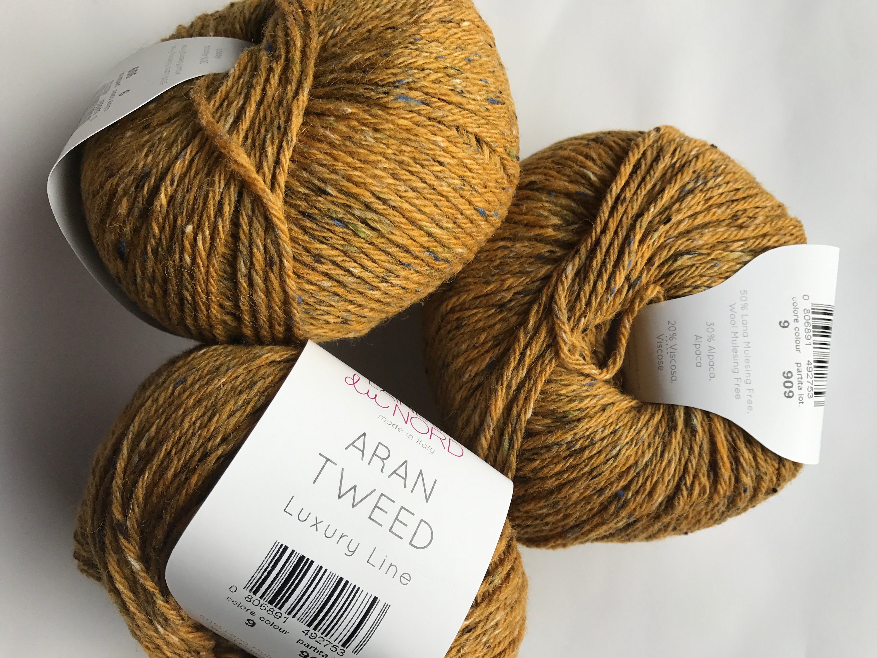 Knit Picks Yarn City Tweed DK 55%Merino Wool 25%S. Alpaca 20%Don. 123y  1.76oz