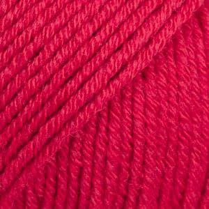 DROPS Cotton Merino Yarn, Soft DK Cotton Wool Blend 6 - red