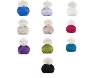 Cardiff 100% Silk Tape Yarn – Luxury Italian Knitting Yarn