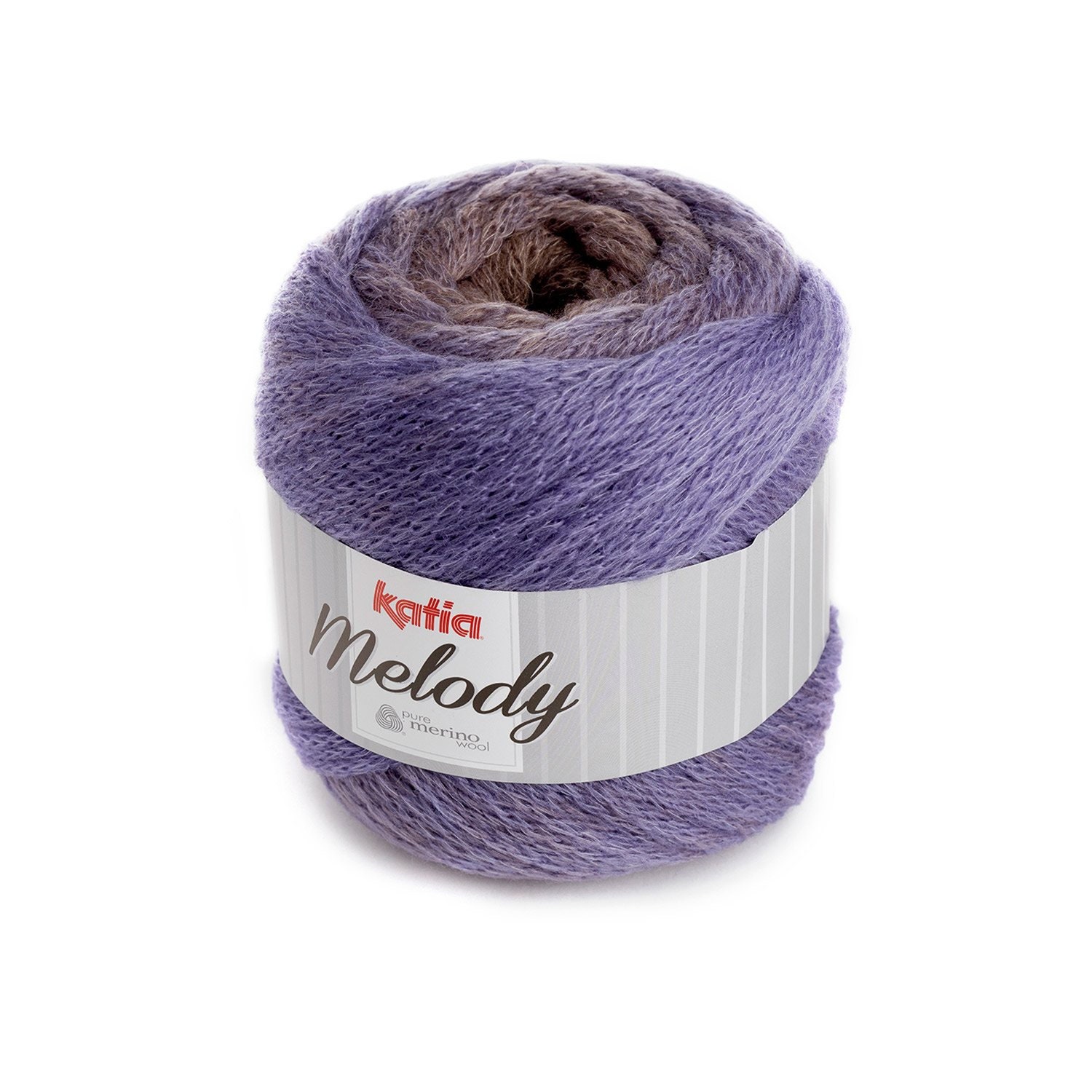 Soft Itch Free Knitting Yarn, Wool Blend Yarn, Multicolor Yarn, 100g/165m,  3.5 Oz./180 Yards, Phil MIKADO in Color PETUNIA 