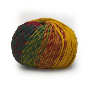 Lana morbida (6 colori), 3 oz/84 iarde, Lana grossa per cappelli, Lana super voluminosa, Pura lana, GIOVANE e TRENDY, Filato autostrisciante, Aghi grandi