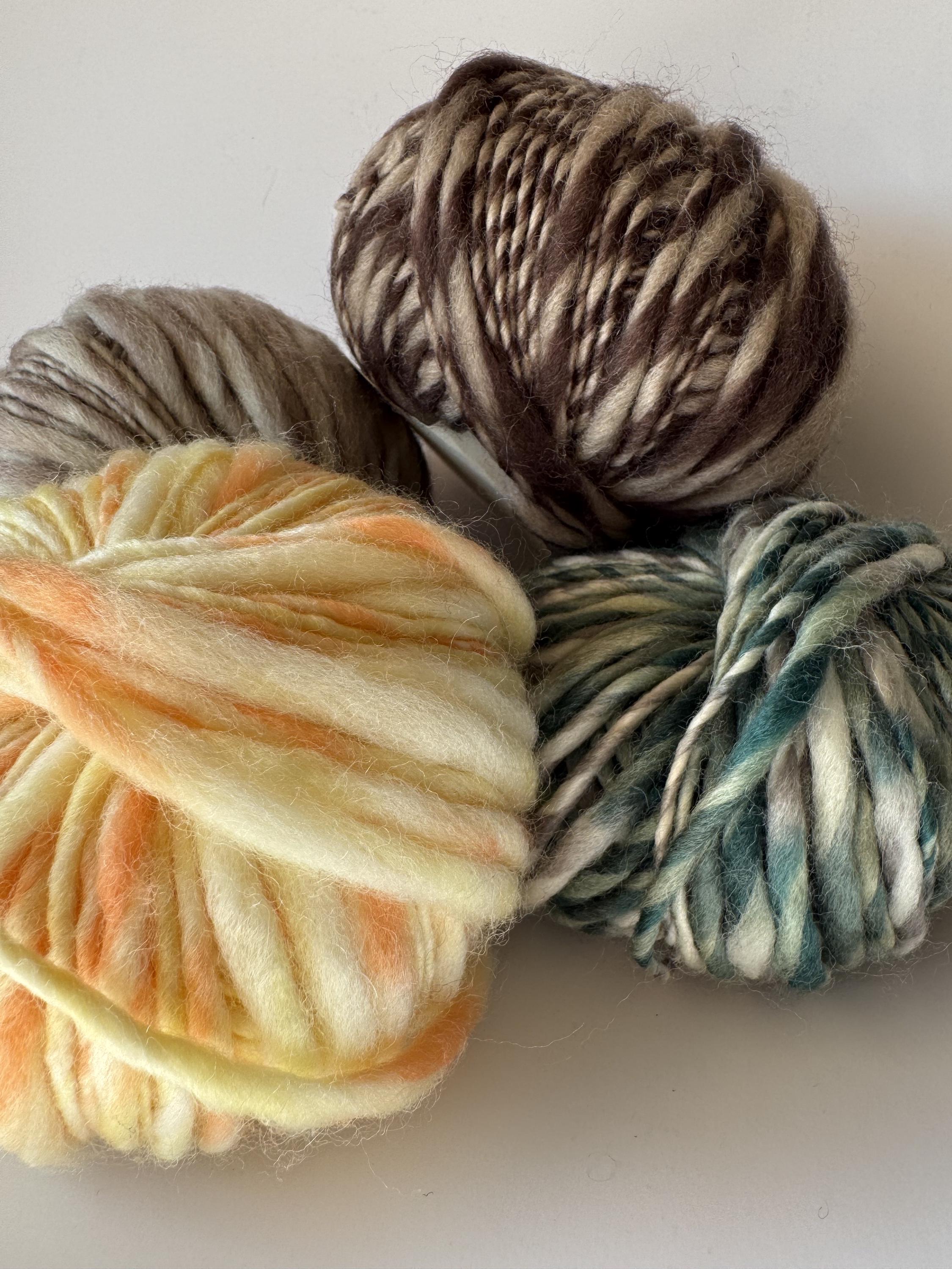 Fire Color Yarn 100% Merino Wool Flame Yarn, Thick Slub Texture, Bulky Knitting Yarn - Etsy