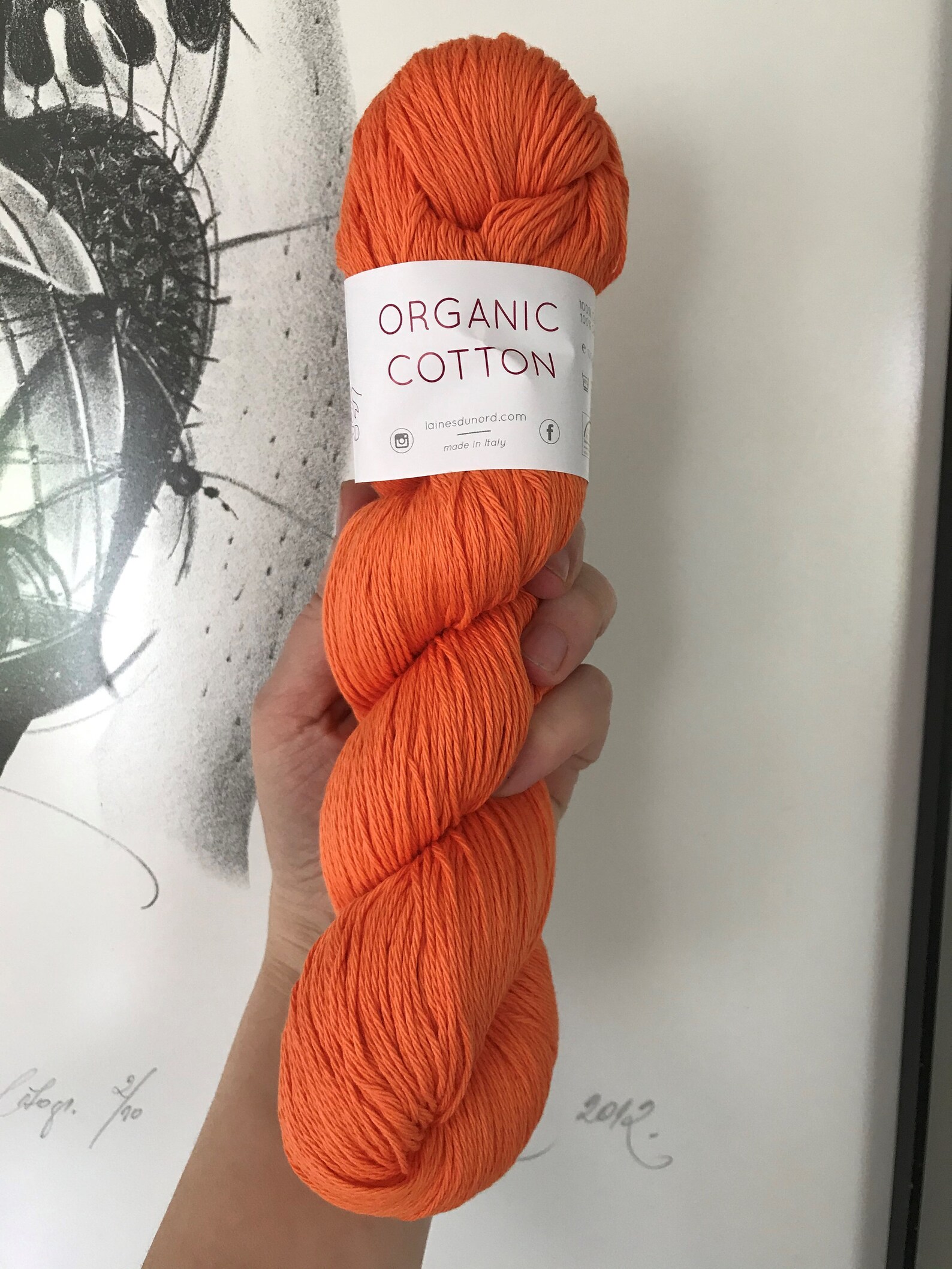 DARK GREY Organic Cotton Yarn Knitting Yarn Crochet Yarn Etsy