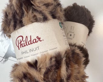 Phil INUIT Chunky Polyester Yarn, Soft & Fluffy, 100g