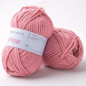 Filato per maglieria pettinato acrilico morbido e grosso, Filato per bambini, Filato all'uncinetto, Per maglie veloci, Filato senza prurito, Filato nero, Phildar Partner 6