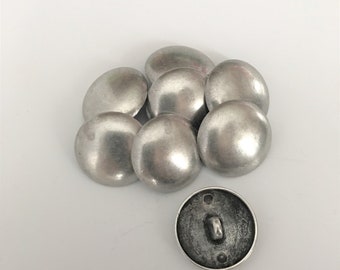 Shiny button, 20mm / 0.78 in button, Metal button, Shank button, Round button, Premium quality