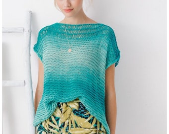 Phil DEGRADE Cotton Yarn – Gradient Summer Knitting, 50g