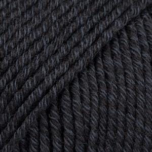DROPS Cotton Merino Yarn, Soft DK Cotton Wool Blend 02-black