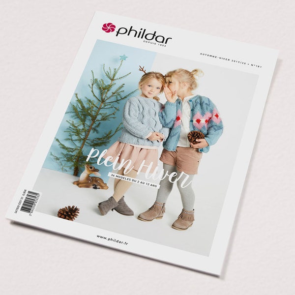 Magazine tricot Phildar n°181 - 36 modèles tricot pour enfants