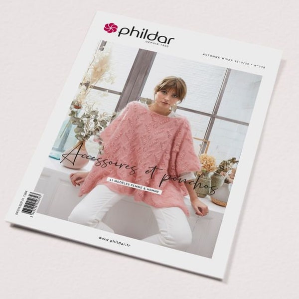 Magazine tricot Phildar n°178 (accessoires et ponchos)