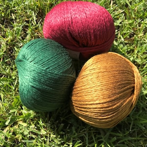 Shiny Pima cotton yarn, Mercerized silky knitting yarn for summer, Crocheting yarn, Sport weight yarn, Lustrous yarn, Premium quality