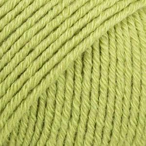 DROPS Cotton Merino Yarn, Soft DK Cotton Wool Blend 10-pistachio