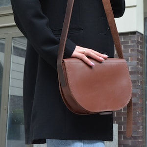 leather women saddle bag, handmade cross body bags, leather handbag, chic style bag, cute leather purse, christmas gift, shoulder women bag