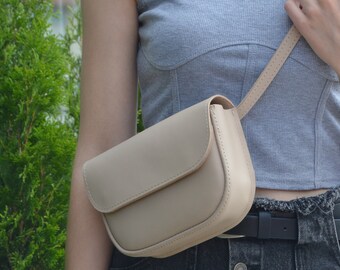 small leather purse, handmade crossbody bag, personalized women leather crossbody bag, holiday gift,leather shoulder bag,unique gift for her