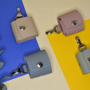 AirPods leather case, AirPods 1-2, AirPod Case, leather Airpods Case, strong metal clasp, personalized airpod case, gift for her