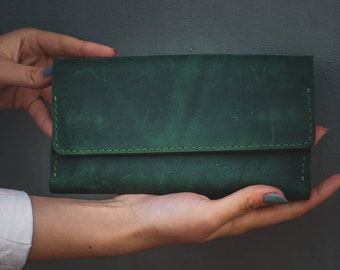 green leather wallet, personalized leather wallet, leather wallet womens, minimalist leather wallet, wallet card, wallet women