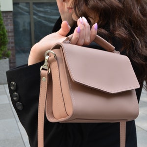 small leather crossbody bags for women, small crossbody purse, powder shoulder bag, mini crossbody bag, leather purse women, leather handbag