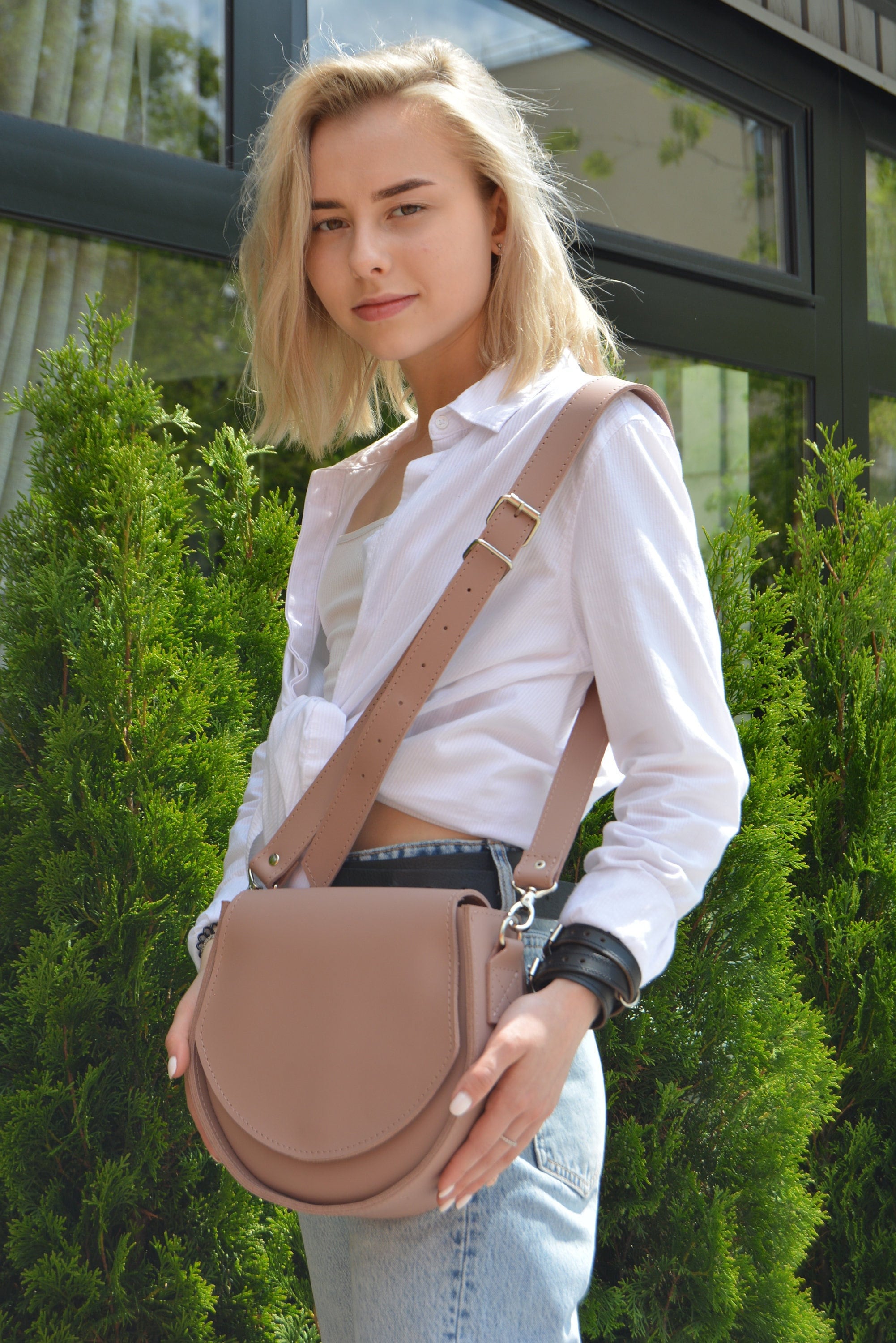 Allsaints captain round crossbody hotsell