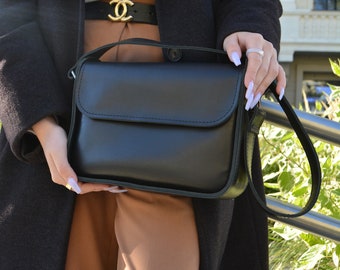 Borsa da città da donna, borsa a tracolla in pelle per tutti i giorni, borsa a tracolla da sera, borsa da donna fatta a mano, borsa in pelle per lei, borsa in pelle per ragazza