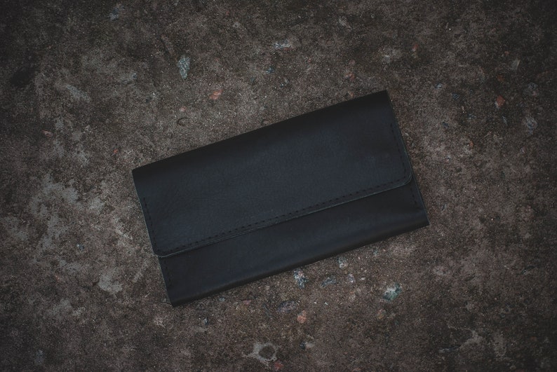 Handmade leather wallet, personalized leather wallet, leather wallet womens, minimalist leather wallet, wallet card, wallet women image 8