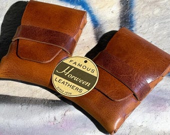 Full Grain Handcrafted  Leather No Stitch Card / Cash Modern Style Wallet, Card Holder