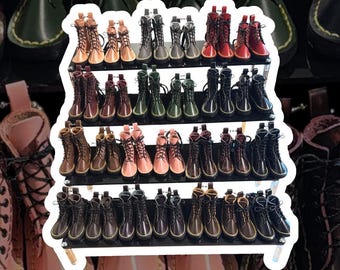 Mini Dr Martens Boots Key Ring Key Chain Bag Hanger Various Colours