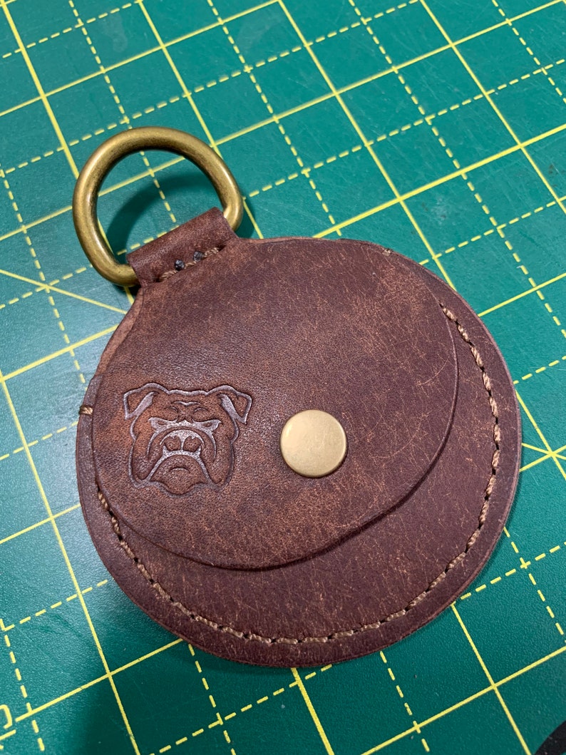 Challenge Coin Worry Coin Leather Key Ring Holder 2 Styles. - Etsy