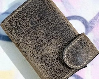Bespoke Modern Style Leather and Aluminium RFID/NFC Pop Up Card Wallet & Cash, Card Holder.